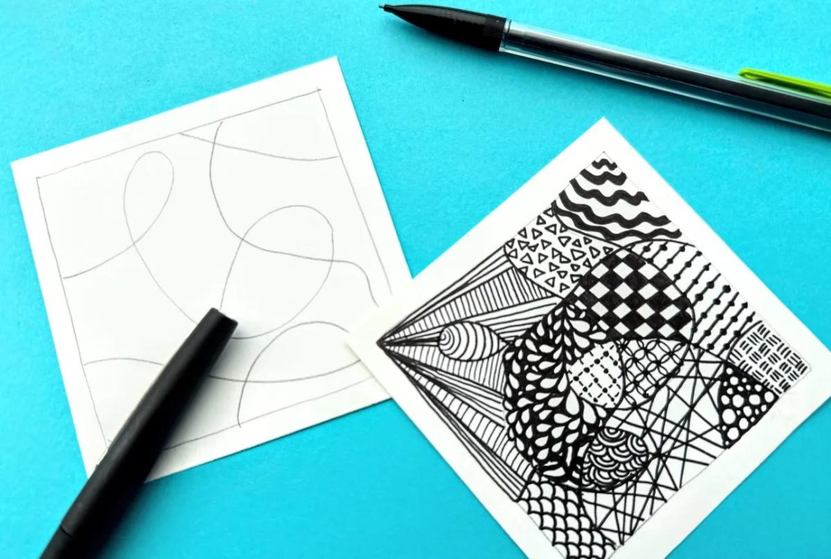 picture of pen, pencil, drawing