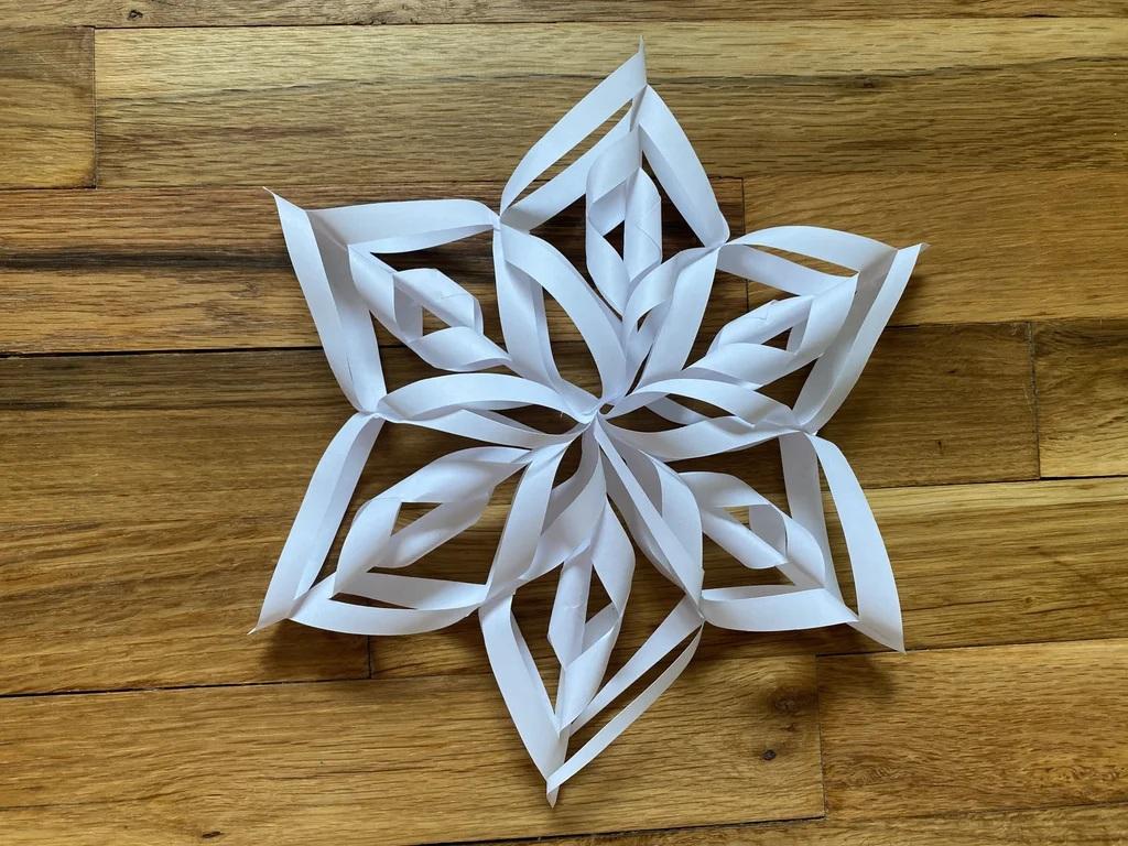 picture of 3d snowflake